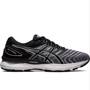 ASICS Sneakers Mens Gel Nimbus 22 Running Black White Shoes Size 9.5